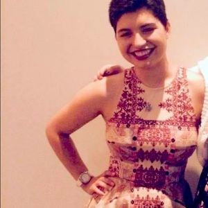 Professional dress, Aztec patterning